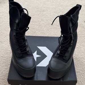 Converse Women's Black Combat Boots